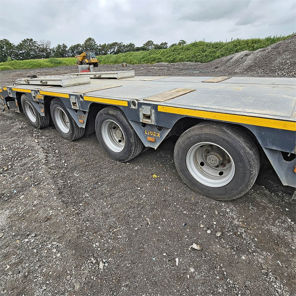 Puspiekabe zema profila platforma ABC Lider Lowbed LDR4A - model B: foto 14