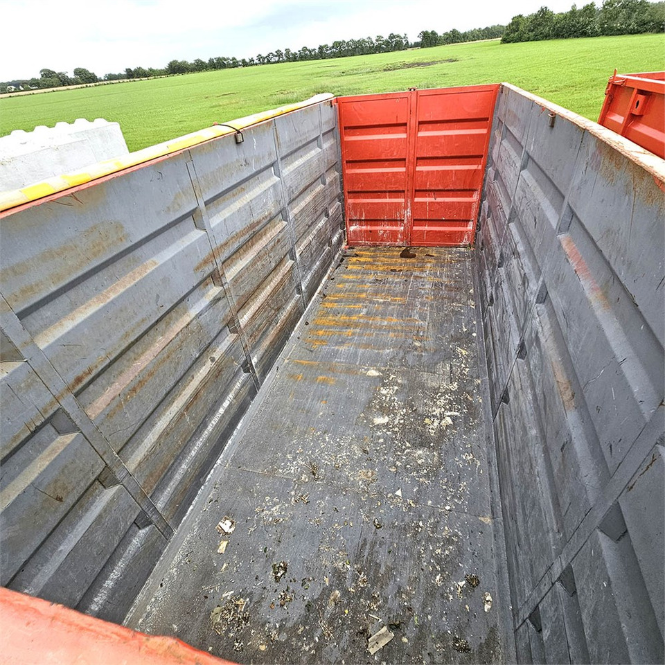 Huka konteiners ABC Træfliscontainer med pressening.: foto 7