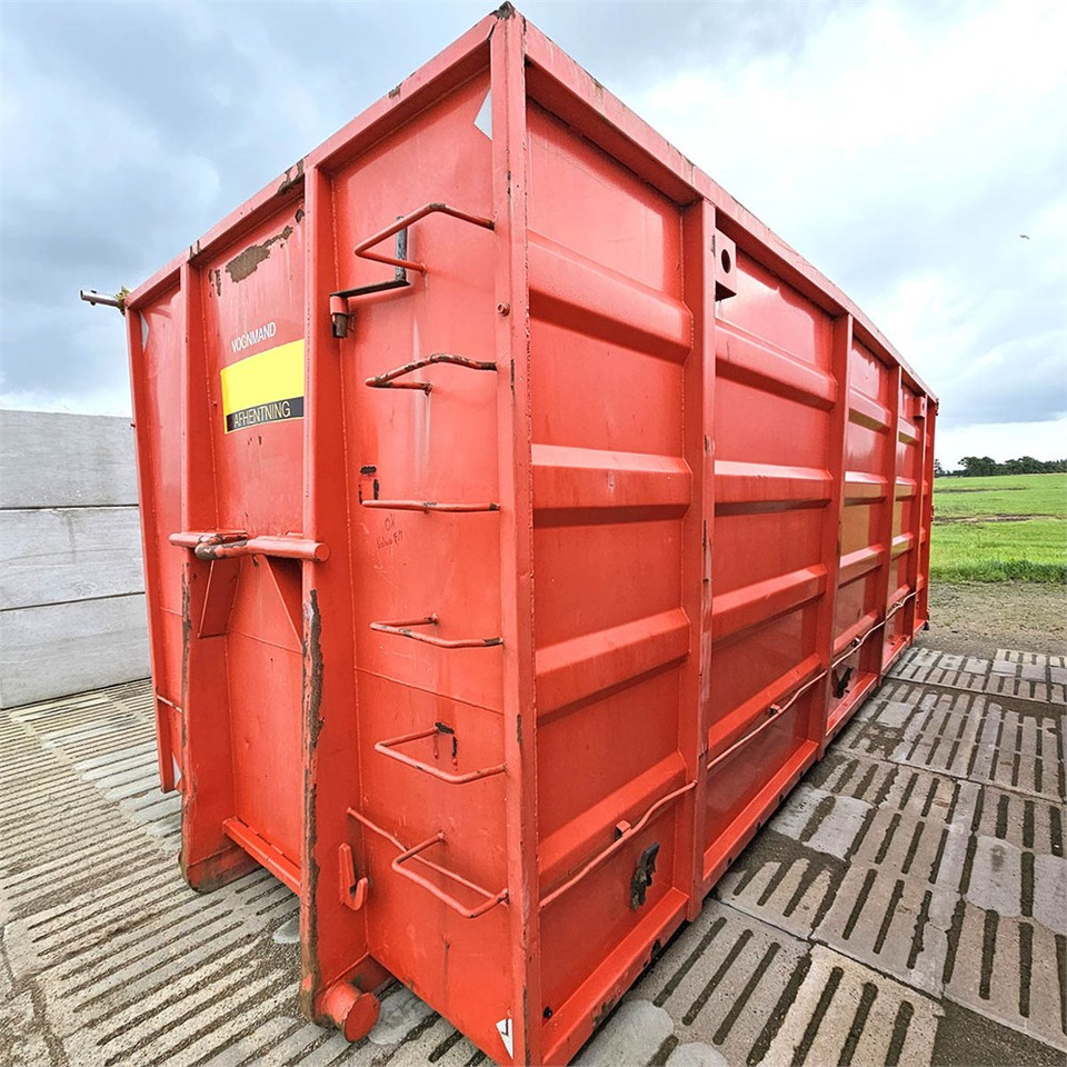 Huka konteiners ABC Træfliscontainer med pressening.: foto 6