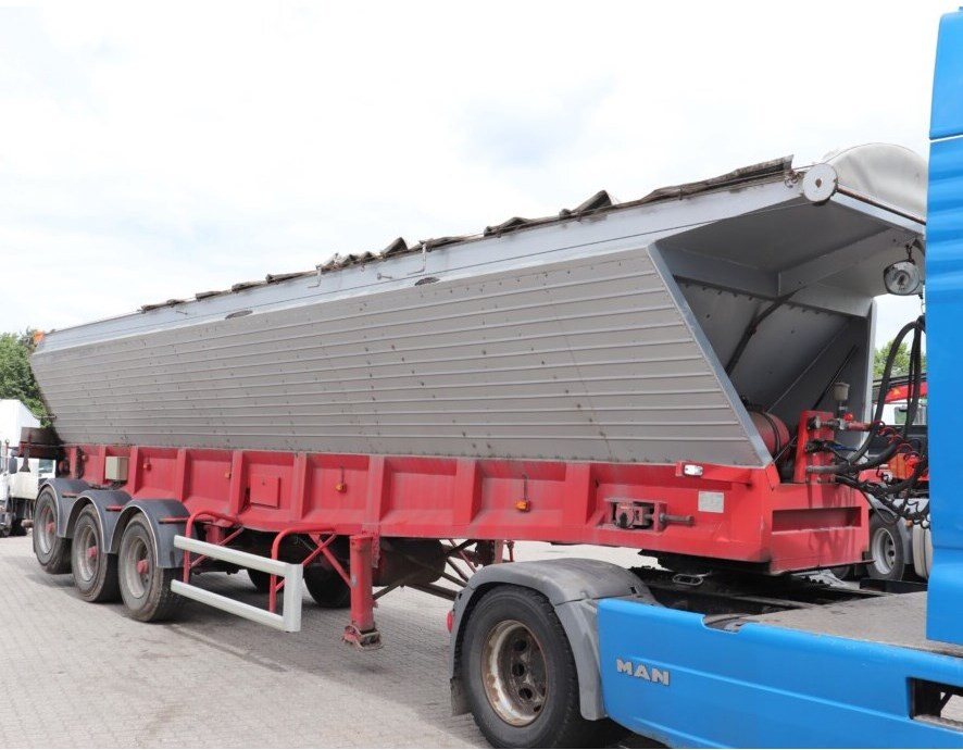 Puspiekabe ar grīdas transportieri HMK LB3270: foto 1