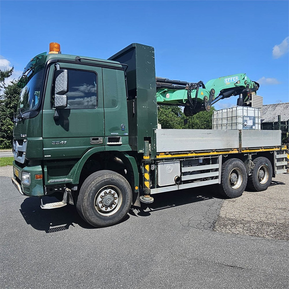 Mercedes Actros 3341 A BlueTec 5 - Bortu kravas automašīna/ Platforma, Kravas auto ar manipulatoru: foto 1 Mercedes Actros 3341 A BlueTec 5 - Bortu kravas automašīna/ Platforma, Kravas auto ar manipulatoru: foto 1