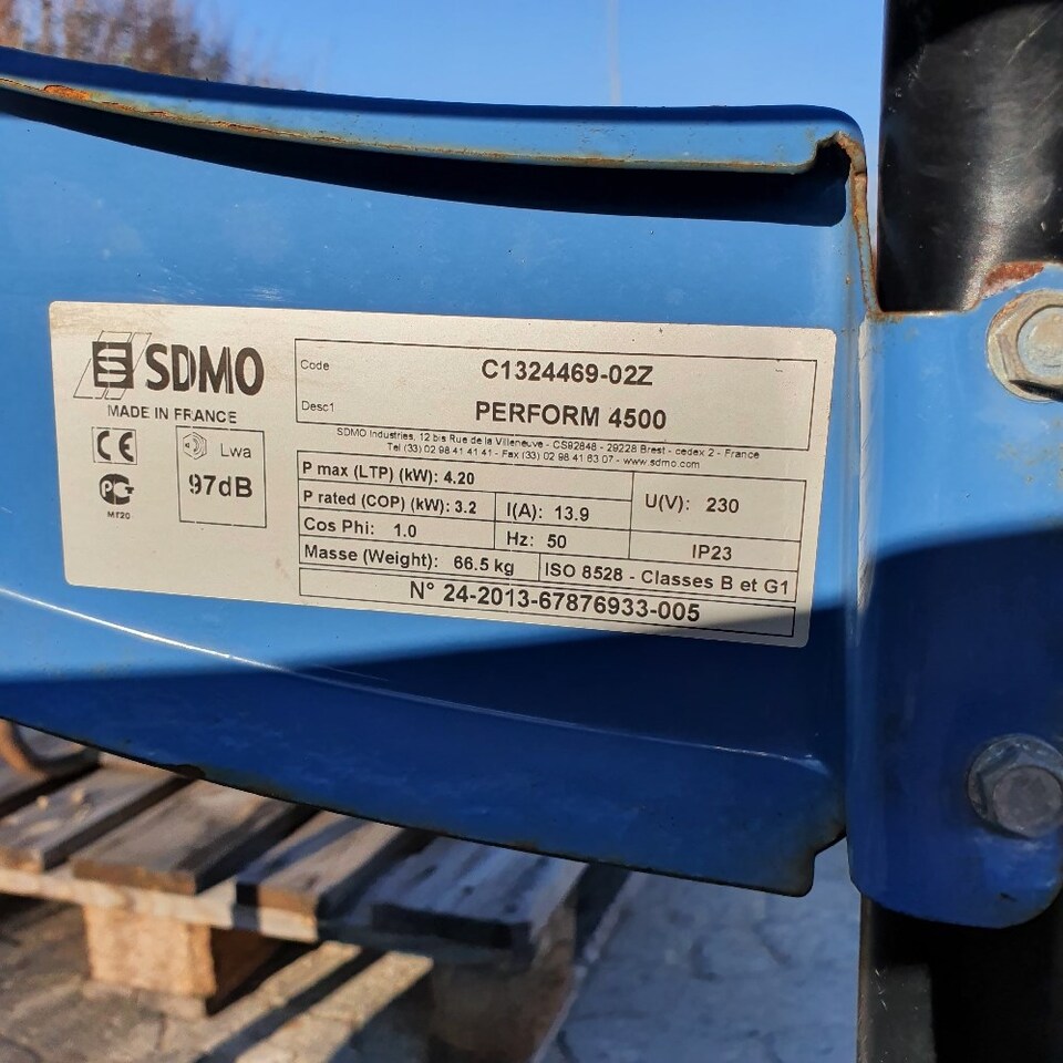 Elektroģenerators SDMO 4500: foto 10
