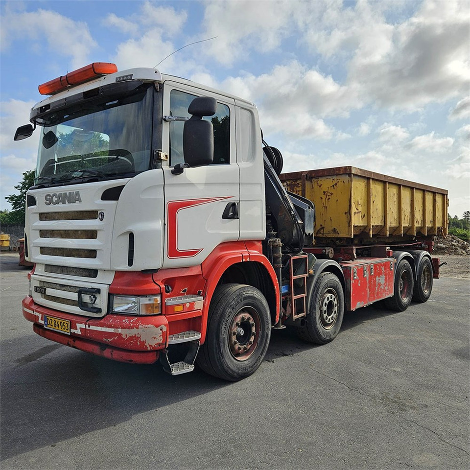 Scania R500 - Kravas automašīna pašizgāzējs, Kravas auto ar manipulatoru: foto 1 Scania R500 - Kravas automašīna pašizgāzējs, Kravas auto ar manipulatoru: foto 1