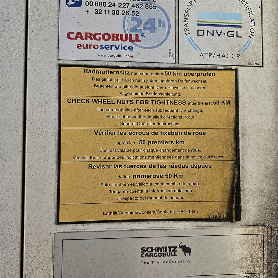 Puspiekabe refrižerators Schmitz køle trailer: foto 15 Puspiekabe refrižerators Schmitz køle trailer: foto 15