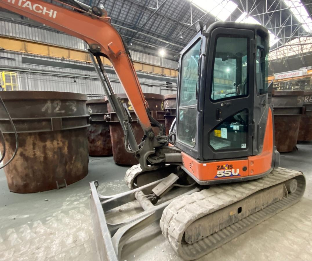 Hitachi ZAXIS 55U-6 CLR - Mini-ekskavators: foto 1 Hitachi ZAXIS 55U-6 CLR - Mini-ekskavators: foto 1