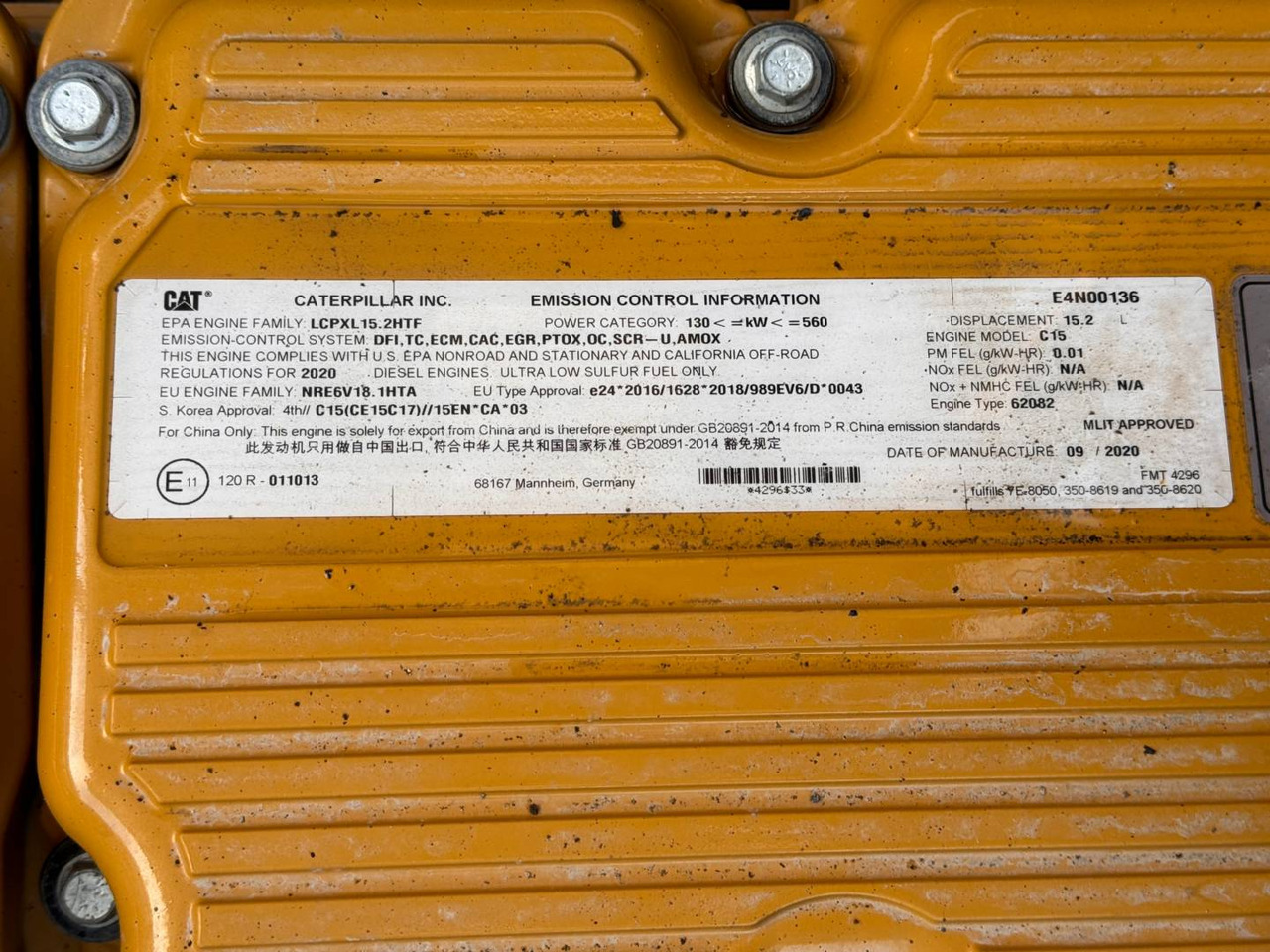 Kāpurķēžu ekskavators CAT 374-07: foto 6