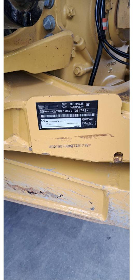 Artikulētias pašizgāzējs CAT 730: foto 6