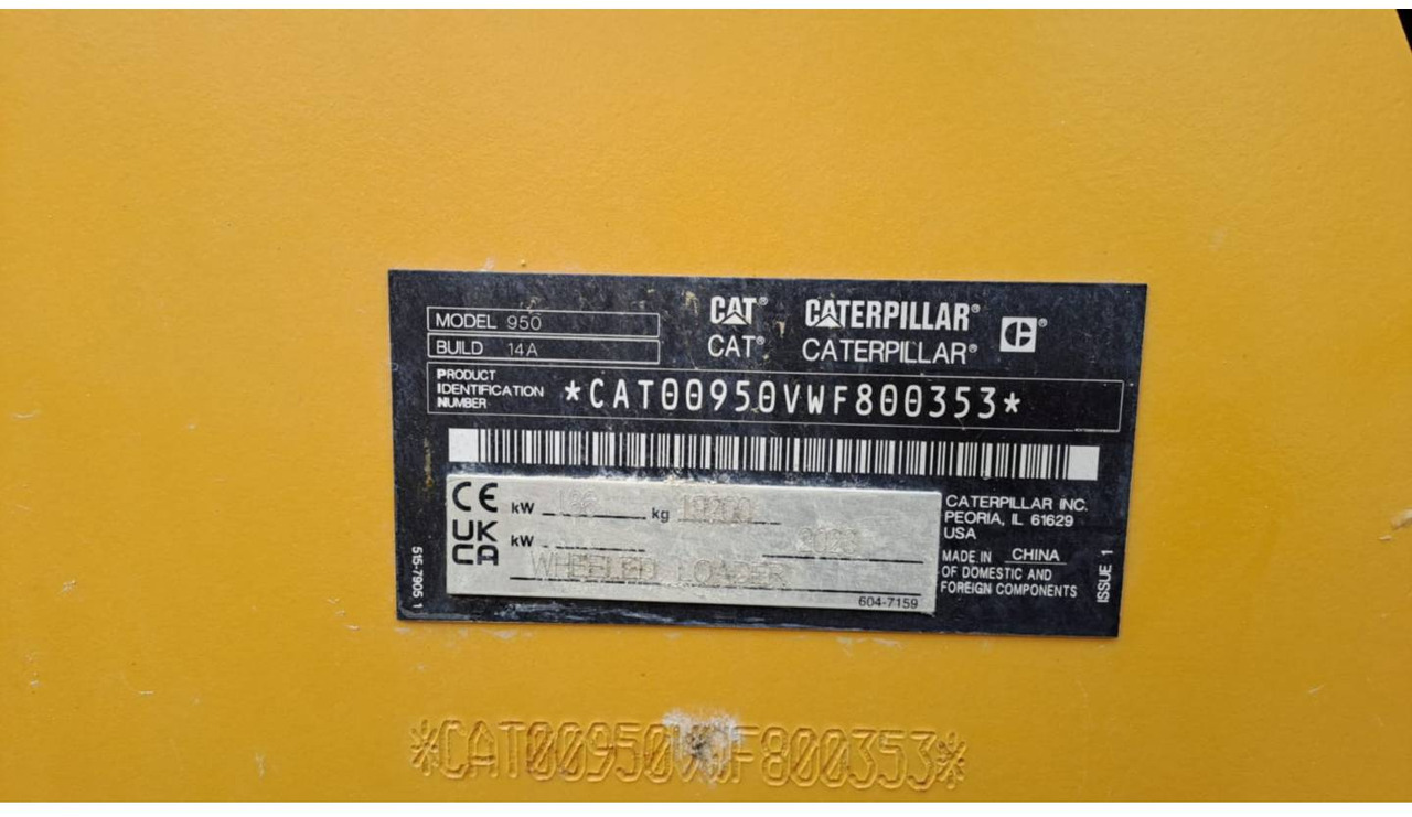 CAT 950 - Riteņu iekrāvējs: foto 5 CAT 950 - Riteņu iekrāvējs: foto 5