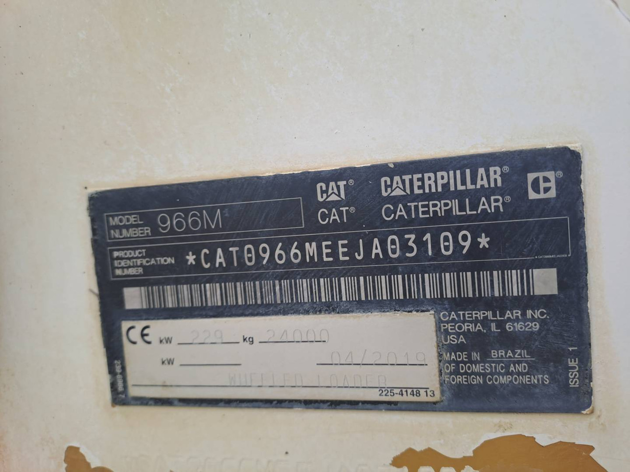 Riteņu iekrāvējs CAT 966M: foto 17