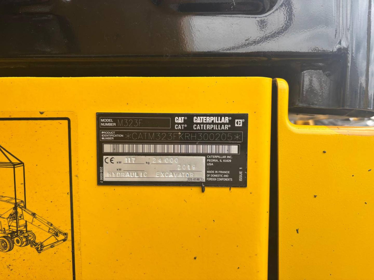 Riteņu ekskavators CAT M323F: foto 6