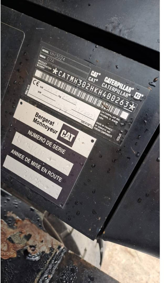 Riteņu ekskavators CAT MH3024: foto 6