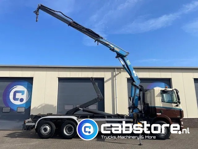 DAF CF 85.340 6X2 Euro 3 - Haakarm containersystem - Hooklift - Abrollkipper - Year 2004 - HMF 1680-K2 Crane - Grua - Ladekran - Autolaadkraan - Pacēlājs ar āķi, Kravas auto ar manipulatoru: foto 5 DAF CF 85.340 6X2 Euro 3 - Haakarm containersystem - Hooklift - Abrollkipper - Year 2004 - HMF 1680-K2 Crane - Grua - Ladekran - Autolaadkraan - Pacēlājs ar āķi, Kravas auto ar manipulatoru: foto 5