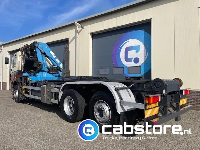 DAF CF 85.340 6X2 Euro 3 - Haakarm containersystem - Hooklift - Abrollkipper - Year 2004 - HMF 1680-K2 Crane - Grua - Ladekran - Autolaadkraan - Pacēlājs ar āķi, Kravas auto ar manipulatoru: foto 2 DAF CF 85.340 6X2 Euro 3 - Haakarm containersystem - Hooklift - Abrollkipper - Year 2004 - HMF 1680-K2 Crane - Grua - Ladekran - Autolaadkraan - Pacēlājs ar āķi, Kravas auto ar manipulatoru: foto 2
