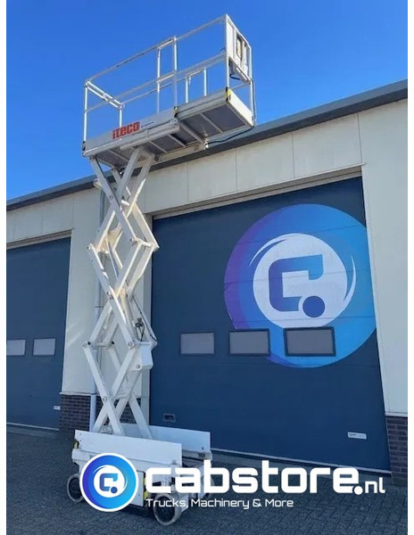 Iteco IG 4080 Schaarhoogwerker Abeitsbuhne - Skylift - Year 2001 - High 6.2 meter - Šķērveida pacēlājs: foto 2 Iteco IG 4080 Schaarhoogwerker Abeitsbuhne - Skylift - Year 2001 - High 6.2 meter - Šķērveida pacēlājs: foto 2