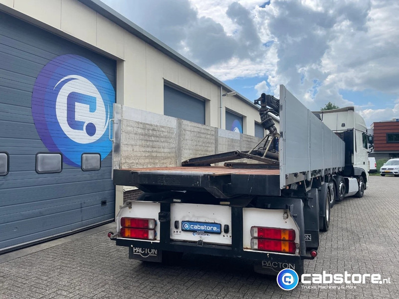 Pacton T3-003 3-assige stenen oplegger 2-assen gestuurd + Kennis Type 14.000 loopkraan - Rotator - stenenklem - Bortu puspiekabe/ Platforma: foto 2 Pacton T3-003 3-assige stenen oplegger 2-assen gestuurd + Kennis Type 14.000 loopkraan - Rotator - stenenklem - Bortu puspiekabe/ Platforma: foto 2