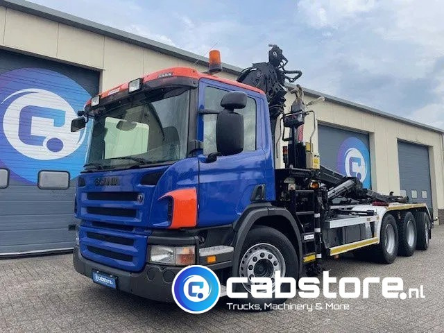 Scania P380 LB 8x4*4 HNA Euro 5 - HIAB 211 E-3 Hipro Crane with remote control + Multilift XR26S61 Hooklift - Year 2009 - Km 336.501 !! - Good condition - Pacēlājs ar āķi, Kravas auto ar manipulatoru: foto 4 Scania P380 LB 8x4*4 HNA Euro 5 - HIAB 211 E-3 Hipro Crane with remote control + Multilift XR26S61 Hooklift - Year 2009 - Km 336.501 !! - Good condition - Pacēlājs ar āķi, Kravas auto ar manipulatoru: foto 4