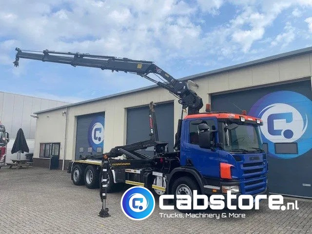 Scania P380 LB 8x4*4 HNA Euro 5 - HIAB 211 E-3 Hipro Crane with remote control + Multilift XR26S61 Hooklift - Year 2009 - Km 336.501 !! - Good condition - Pacēlājs ar āķi, Kravas auto ar manipulatoru: foto 2 Scania P380 LB 8x4*4 HNA Euro 5 - HIAB 211 E-3 Hipro Crane with remote control + Multilift XR26S61 Hooklift - Year 2009 - Km 336.501 !! - Good condition - Pacēlājs ar āķi, Kravas auto ar manipulatoru: foto 2