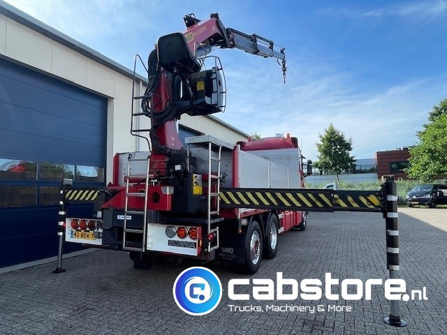 Kravas auto ar manipulatoru Scania R520  LB6X2*4HNB Euro 6 - Bouwjaar 2013 - Highline - Opticruise  - Open box + Palfinger PK 24001-K B Autolaadkraan - Good condition !: foto 8