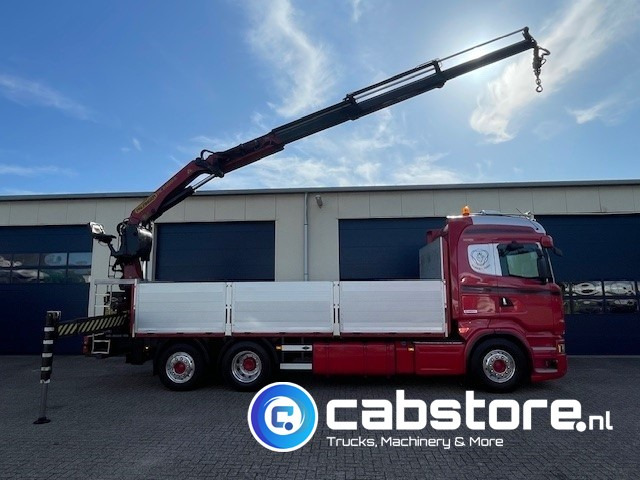 Kravas auto ar manipulatoru Scania R520  LB6X2*4HNB Euro 6 - Bouwjaar 2013 - Highline - Opticruise  - Open box + Palfinger PK 24001-K B Autolaadkraan - Good condition !: foto 16