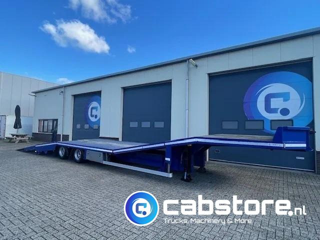 TURBO'S HOET SC22AA 2-assige oprij trailer Machine transporter - Uitschuif ramp !! - Year 2017 - Good condition - - Puspiekabe autovedējs: foto 5 TURBO'S HOET SC22AA 2-assige oprij trailer Machine transporter - Uitschuif ramp !! - Year 2017 - Good condition - - Puspiekabe autovedējs: foto 5