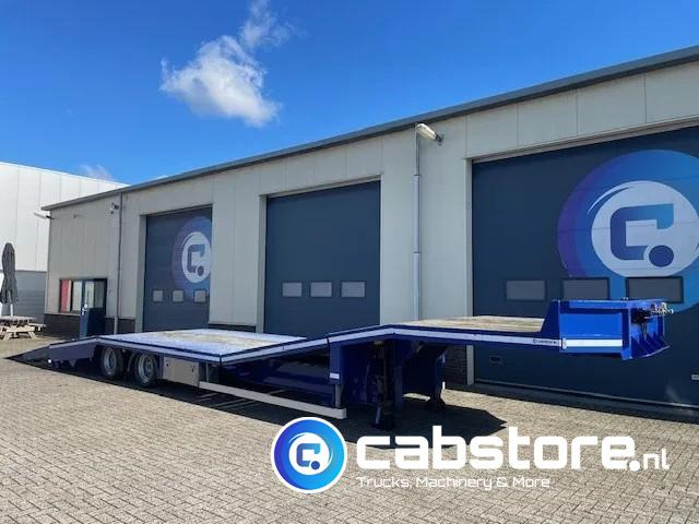 TURBO'S HOET SC22AA 2-assige oprij trailer Machine transporter - Uitschuif ramp !! - Year 2017 - Good condition - - Puspiekabe autovedējs: foto 2 TURBO'S HOET SC22AA 2-assige oprij trailer Machine transporter - Uitschuif ramp !! - Year 2017 - Good condition - - Puspiekabe autovedējs: foto 2