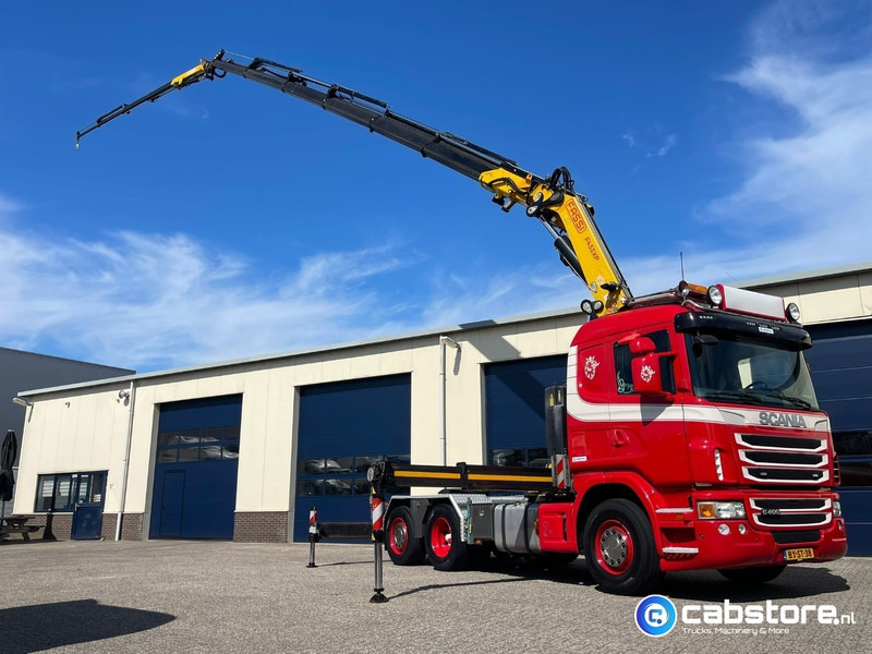 Scania G 400 A 6X2*4 HNA Euro 5 - Handgeschakeld - FASSI F455XP + JIP Autolaadkraan - Bouwjaar 2010 - Km 748.730 - Very good condition !! - Vilcējs: foto 1 Scania G 400 A 6X2*4 HNA Euro 5 - Handgeschakeld - FASSI F455XP + JIP Autolaadkraan - Bouwjaar 2010 - Km 748.730 - Very good condition !! - Vilcējs: foto 1
