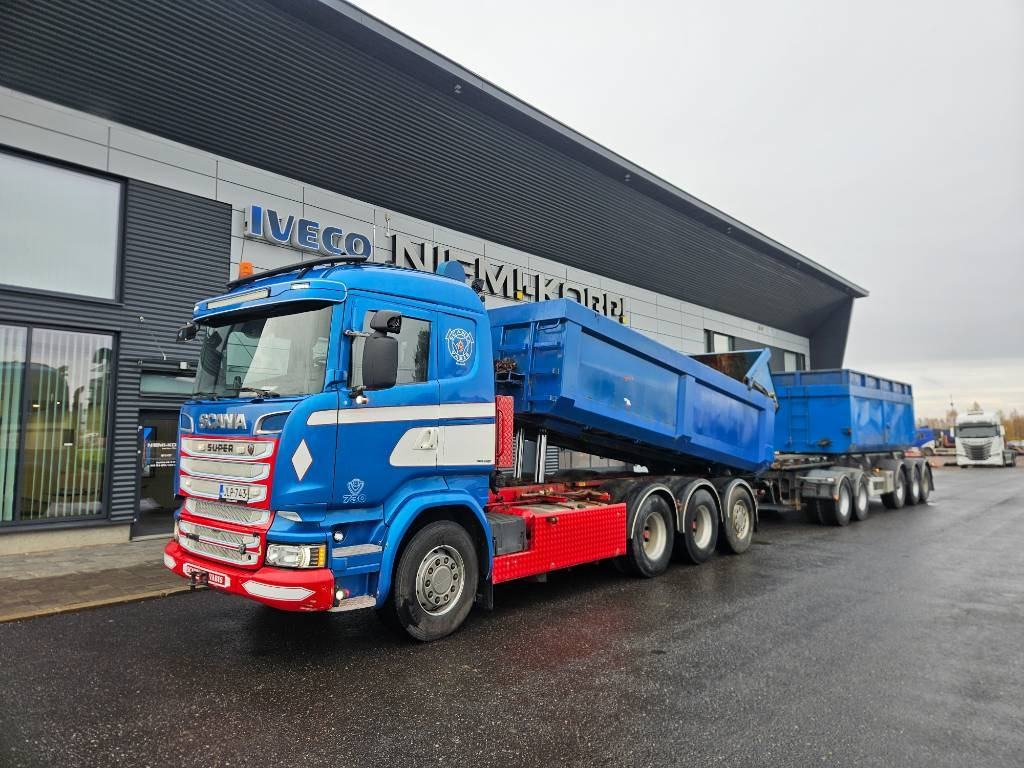 Scania R730 76tn kasettiyhdistelmä - Kravas automašīna pašizgāzējs: foto 1 Scania R730 76tn kasettiyhdistelmä - Kravas automašīna pašizgāzējs: foto 1
