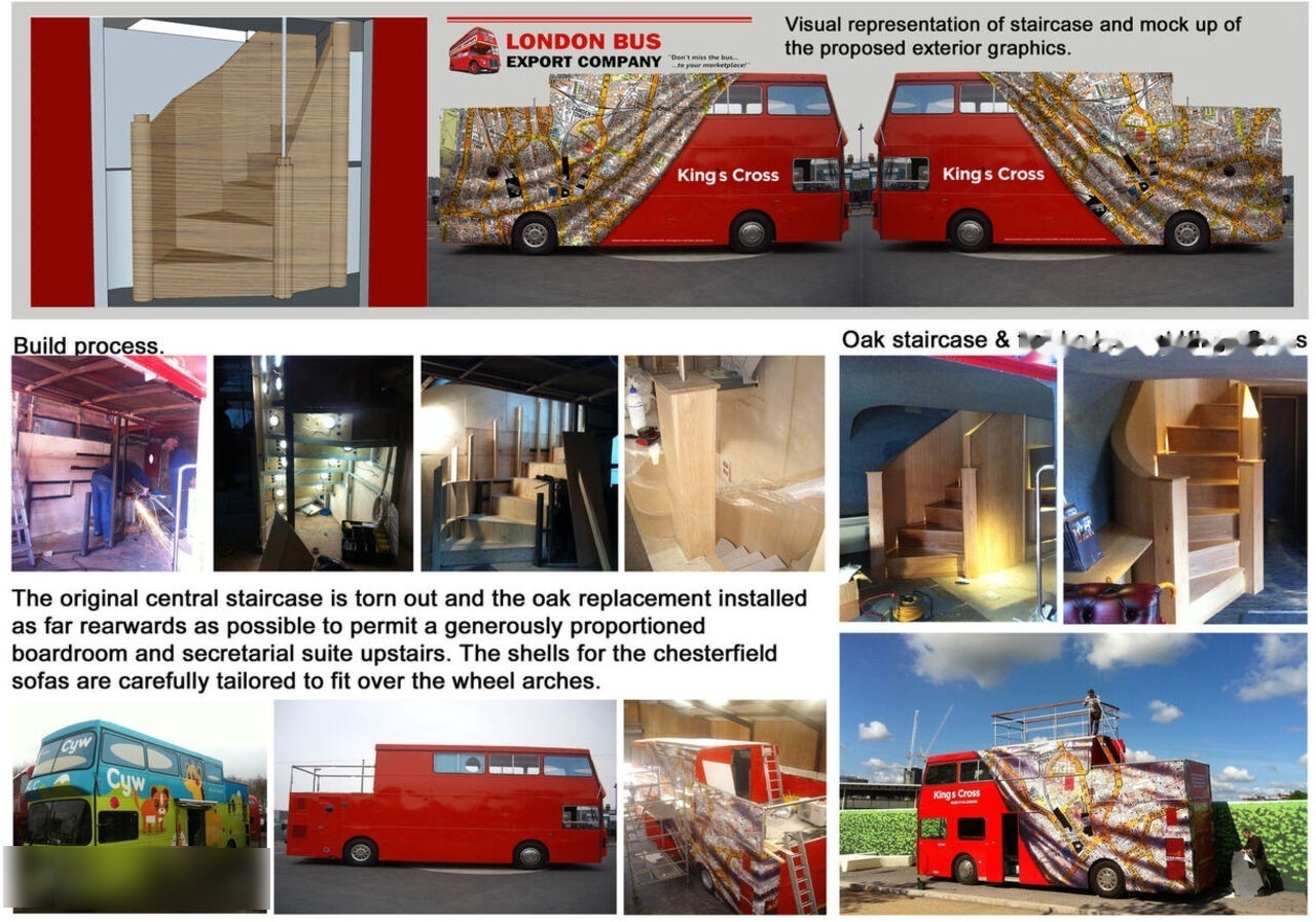 Divstāvu autobuss Daimler FLEETLINE British Double Decker Marketing Exhibition Training et: foto 5