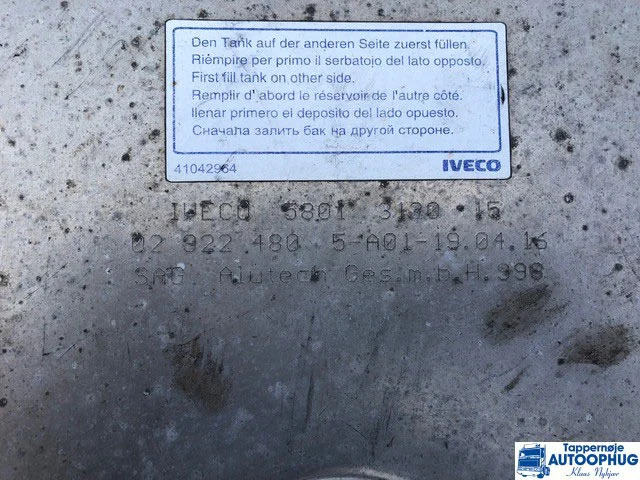 Iveco Brændstoftank Oem No : 5801279706 - Degvielas tvertne - Kravas automašīna: foto 3 Iveco Brændstoftank Oem No : 5801279706 - Degvielas tvertne - Kravas automašīna: foto 3