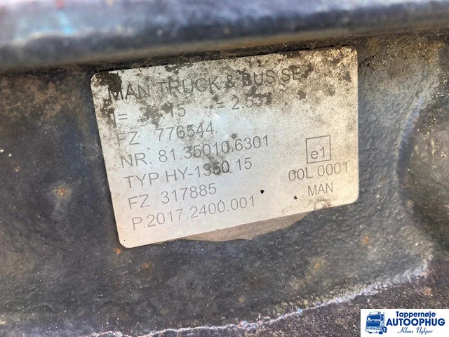 MAN HY1350 – 2.53 – MAN 81.35010-6301 - Diferenciālis - Kravas automašīna: foto 3 MAN HY1350 – 2.53 – MAN 81.35010-6301 - Diferenciālis - Kravas automašīna: foto 3