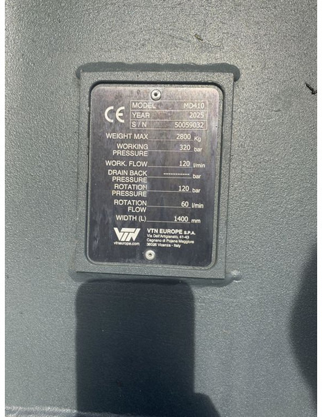 VTN MD410 S - Greiferi: foto 5 VTN MD410 S - Greiferi: foto 5