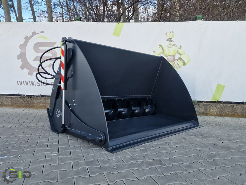 SID EINFUTTERSCHAUFEL MIT SCHNECKE / Godet distributeur de concentrés / Feeder bucket 1,2 M - Iekrāvēja kauss - Lauksaimniecības tehnika: foto 1 SID EINFUTTERSCHAUFEL MIT SCHNECKE / Godet distributeur de concentrés / Feeder bucket 1,2 M - Iekrāvēja kauss - Lauksaimniecības tehnika: foto 1