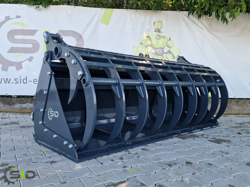 SID GREIFSCHAUFEL GEBRANNTE ZINKEN / Godet Crocodile BMS / Grab bucket burned tines 1,0 m - Greifera kauss - Traktors: foto 1 SID GREIFSCHAUFEL GEBRANNTE ZINKEN / Godet Crocodile BMS / Grab bucket burned tines 1,0 m - Greifera kauss - Traktors: foto 1