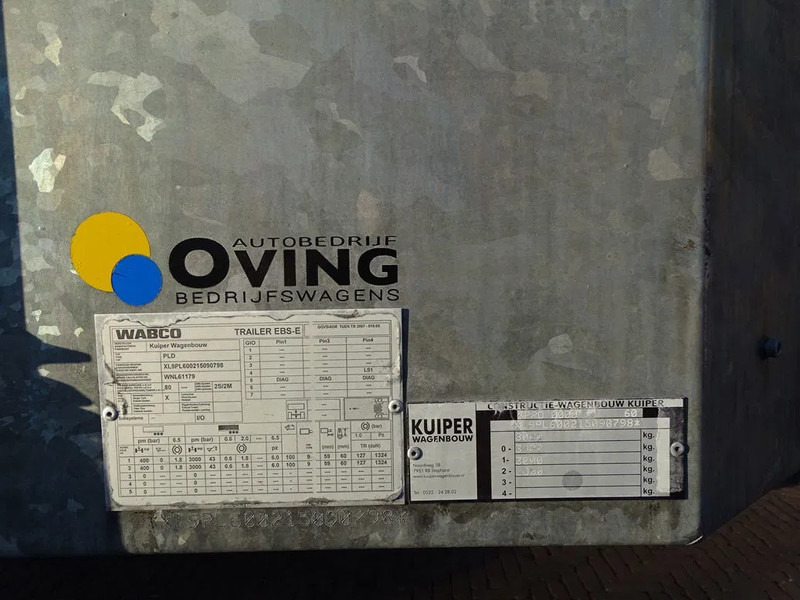 Kuiper 8 Tons Be Oplegger 670x195 laadvloerhoogte 50 cm - Puspiekabe zema profila platforma: foto 5 Kuiper 8 Tons Be Oplegger 670x195 laadvloerhoogte 50 cm - Puspiekabe zema profila platforma: foto 5