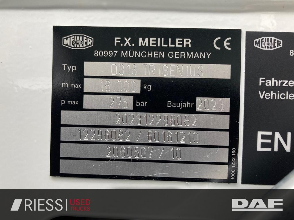 Jaunā Kravas automašīna pašizgāzējs DAF XFc 480 FAT 6x4 Intarder Bordmatik Trigenius: foto 10