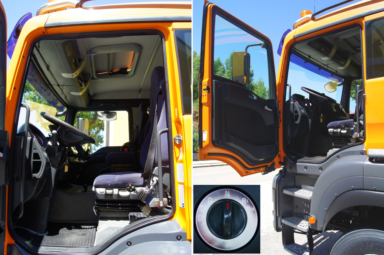 Kravas automašīna - kabeļu sistēma, Kravas auto ar manipulatoru MAN TGA 18.360 BL 4x4/Euro4/TÜV/HIAB 111/MULTILIFT/Winterdienst: foto 9