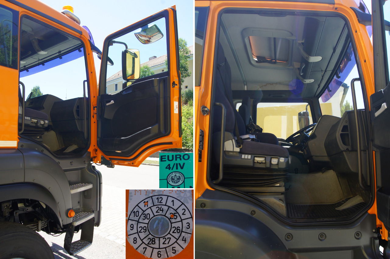 Kravas automašīna - kabeļu sistēma, Kravas auto ar manipulatoru MAN TGA 18.360 BL 4x4/Euro4/TÜV/HIAB 111/MULTILIFT/Winterdienst: foto 8