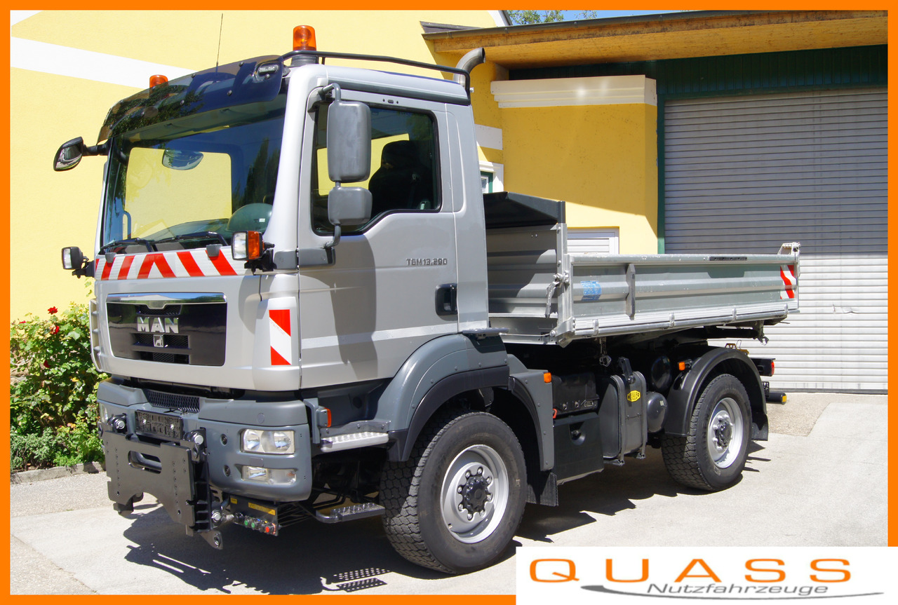 MAN TGM 13.290/4x4/TÜV/Euro 5/einzelbereift/Winterdienst - Kravas automašīna pašizgāzējs: foto 1 MAN TGM 13.290/4x4/TÜV/Euro 5/einzelbereift/Winterdienst - Kravas automašīna pašizgāzējs: foto 1