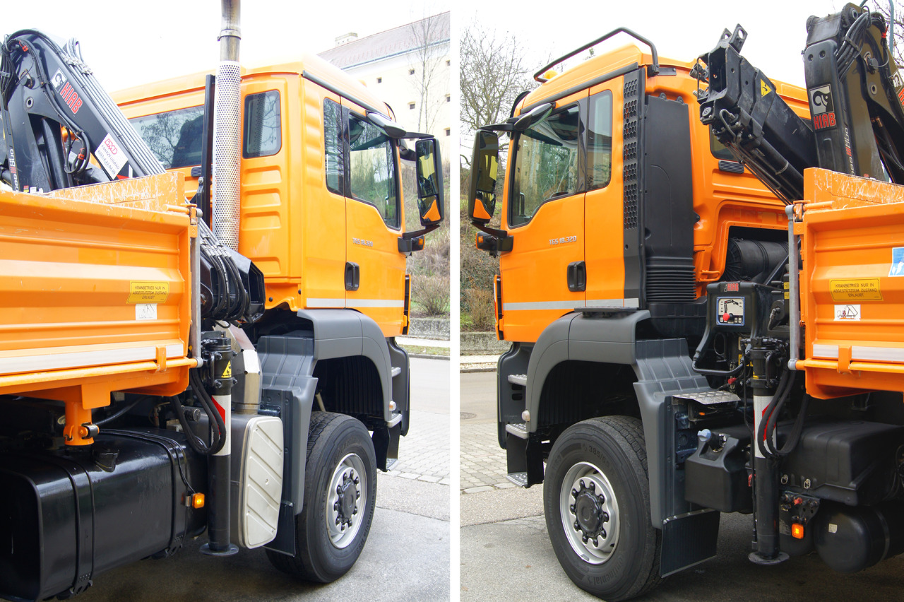 MAN TGS 18.320 BL 4x4 / HIAB 088 B-2 / Winterdienst - Kravas automašīna pašizgāzējs, Kravas auto ar manipulatoru: foto 5 MAN TGS 18.320 BL 4x4 / HIAB 088 B-2 / Winterdienst - Kravas automašīna pašizgāzējs, Kravas auto ar manipulatoru: foto 5