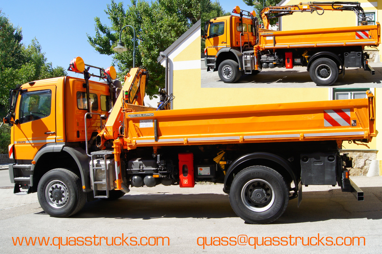 MERCEDES-BENZ AXOR 1829 4x4/EURO 5/ATLAS 65.2/MEILLER/Winterdienst - Kravas automašīna pašizgāzējs, Kravas auto ar manipulatoru: foto 3 MERCEDES-BENZ AXOR 1829 4x4/EURO 5/ATLAS 65.2/MEILLER/Winterdienst - Kravas automašīna pašizgāzējs, Kravas auto ar manipulatoru: foto 3