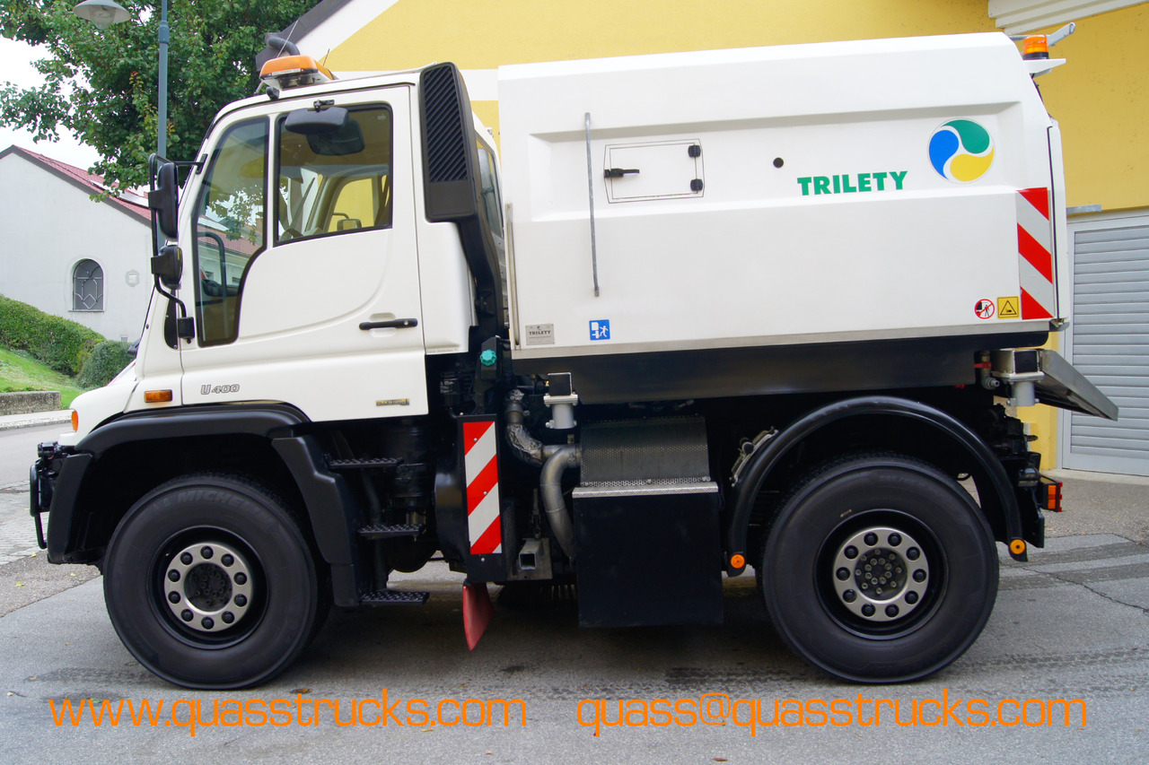 UNIMOG Unimog U400 + TRILETY Kehrmaschine/TÜV/EUR4/Leistungshydraulik - Ielu tīrīšanas mašīna: foto 3 UNIMOG Unimog U400 + TRILETY Kehrmaschine/TÜV/EUR4/Leistungshydraulik - Ielu tīrīšanas mašīna: foto 3