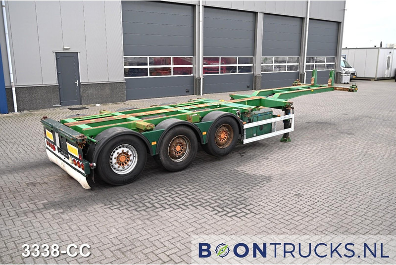 Broshuis 3UCC-39/45 2X20-30-40-45ft HC * LIFT AXLE * 2 x EXTENDABLE - Puspiekabe noņemamā virsbūve/ Konteineru vedējs: foto 1 Broshuis 3UCC-39/45 2X20-30-40-45ft HC * LIFT AXLE * 2 x EXTENDABLE - Puspiekabe noņemamā virsbūve/ Konteineru vedējs: foto 1