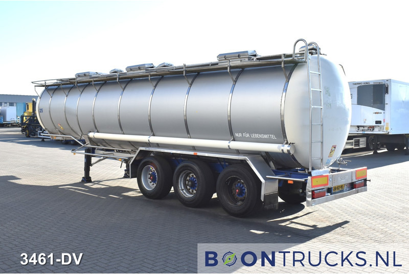 Burg BPO 12-27 Z TANK | 32,8 M³ * 3 COMP. * FOOD * STAINLESS STEEL * APK 10-2025 - Puspiekabe cisterna: foto 3 Burg BPO 12-27 Z TANK | 32,8 M³ * 3 COMP. * FOOD * STAINLESS STEEL * APK 10-2025 - Puspiekabe cisterna: foto 3