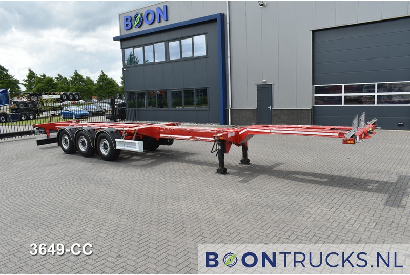 D-Tec FLEXITRAILER | 2x20-30-40-45ft HC * 2x LIFT AXLE * 2x EXTENDABLE * DISC BRAKES - Puspiekabe noņemamā virsbūve/ Konteineru vedējs: foto 4 D-Tec FLEXITRAILER | 2x20-30-40-45ft HC * 2x LIFT AXLE * 2x EXTENDABLE * DISC BRAKES - Puspiekabe noņemamā virsbūve/ Konteineru vedējs: foto 4
