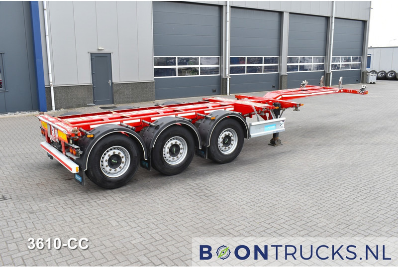 D-Tec FLEXITRAILER | 2x20-30-40-45ft HC * 2x LIFT AXLE * 2x EXTENDABLE * DISC BRAKES - Puspiekabe noņemamā virsbūve/ Konteineru vedējs: foto 1 D-Tec FLEXITRAILER | 2x20-30-40-45ft HC * 2x LIFT AXLE * 2x EXTENDABLE * DISC BRAKES - Puspiekabe noņemamā virsbūve/ Konteineru vedējs: foto 1