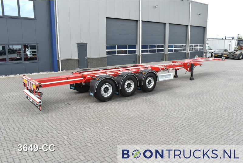 D-Tec FLEXITRAILER | 2x20-30-40-45ft HC * 2x LIFT AXLE * 2x EXTENDABLE * DISC BRAKES - Puspiekabe noņemamā virsbūve/ Konteineru vedējs: foto 2 D-Tec FLEXITRAILER | 2x20-30-40-45ft HC * 2x LIFT AXLE * 2x EXTENDABLE * DISC BRAKES - Puspiekabe noņemamā virsbūve/ Konteineru vedējs: foto 2