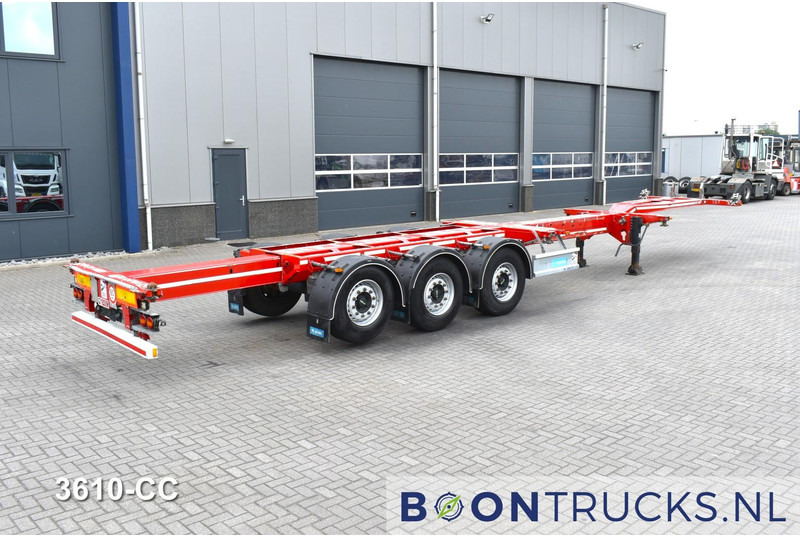 D-Tec FLEXITRAILER | 2x20-30-40-45ft HC * 2x LIFT AXLE * 2x EXTENDABLE * DISC BRAKES - Puspiekabe noņemamā virsbūve/ Konteineru vedējs: foto 2 D-Tec FLEXITRAILER | 2x20-30-40-45ft HC * 2x LIFT AXLE * 2x EXTENDABLE * DISC BRAKES - Puspiekabe noņemamā virsbūve/ Konteineru vedējs: foto 2