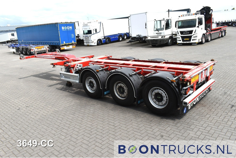 D-Tec FLEXITRAILER | 2x20-30-40-45ft HC * 2x LIFT AXLE * 2x EXTENDABLE * DISC BRAKES - Puspiekabe noņemamā virsbūve/ Konteineru vedējs: foto 3 D-Tec FLEXITRAILER | 2x20-30-40-45ft HC * 2x LIFT AXLE * 2x EXTENDABLE * DISC BRAKES - Puspiekabe noņemamā virsbūve/ Konteineru vedējs: foto 3