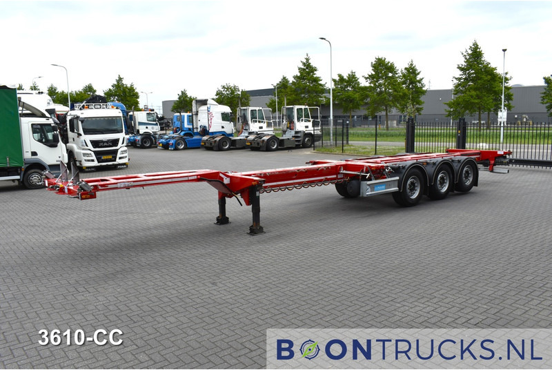 D-Tec FLEXITRAILER | 2x20-30-40-45ft HC * 2x LIFT AXLE * 2x EXTENDABLE * DISC BRAKES - Puspiekabe noņemamā virsbūve/ Konteineru vedējs: foto 5 D-Tec FLEXITRAILER | 2x20-30-40-45ft HC * 2x LIFT AXLE * 2x EXTENDABLE * DISC BRAKES - Puspiekabe noņemamā virsbūve/ Konteineru vedējs: foto 5