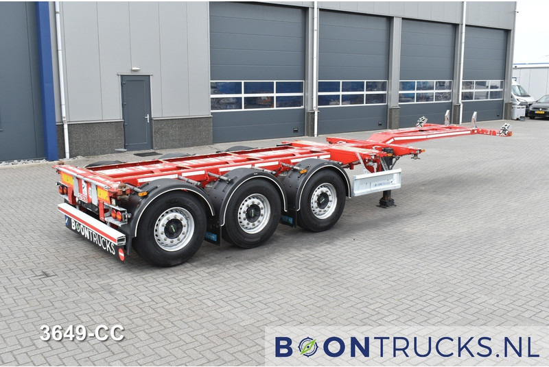 D-Tec FLEXITRAILER | 2x20-30-40-45ft HC * 2x LIFT AXLE * 2x EXTENDABLE * DISC BRAKES - Puspiekabe noņemamā virsbūve/ Konteineru vedējs: foto 1 D-Tec FLEXITRAILER | 2x20-30-40-45ft HC * 2x LIFT AXLE * 2x EXTENDABLE * DISC BRAKES - Puspiekabe noņemamā virsbūve/ Konteineru vedējs: foto 1